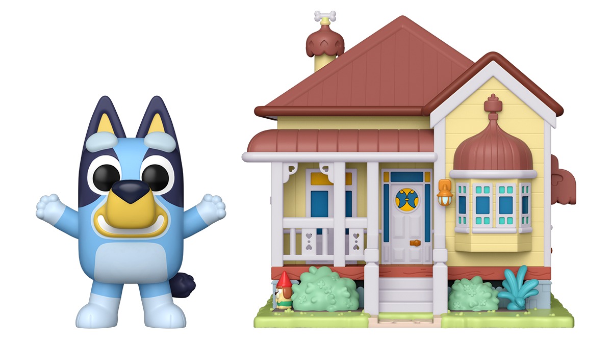 Imagen destacada de Funko Pop Bluey Chile 2026: Pop! Town con la casa Heeler, Bluey #2524 y las Grannies
