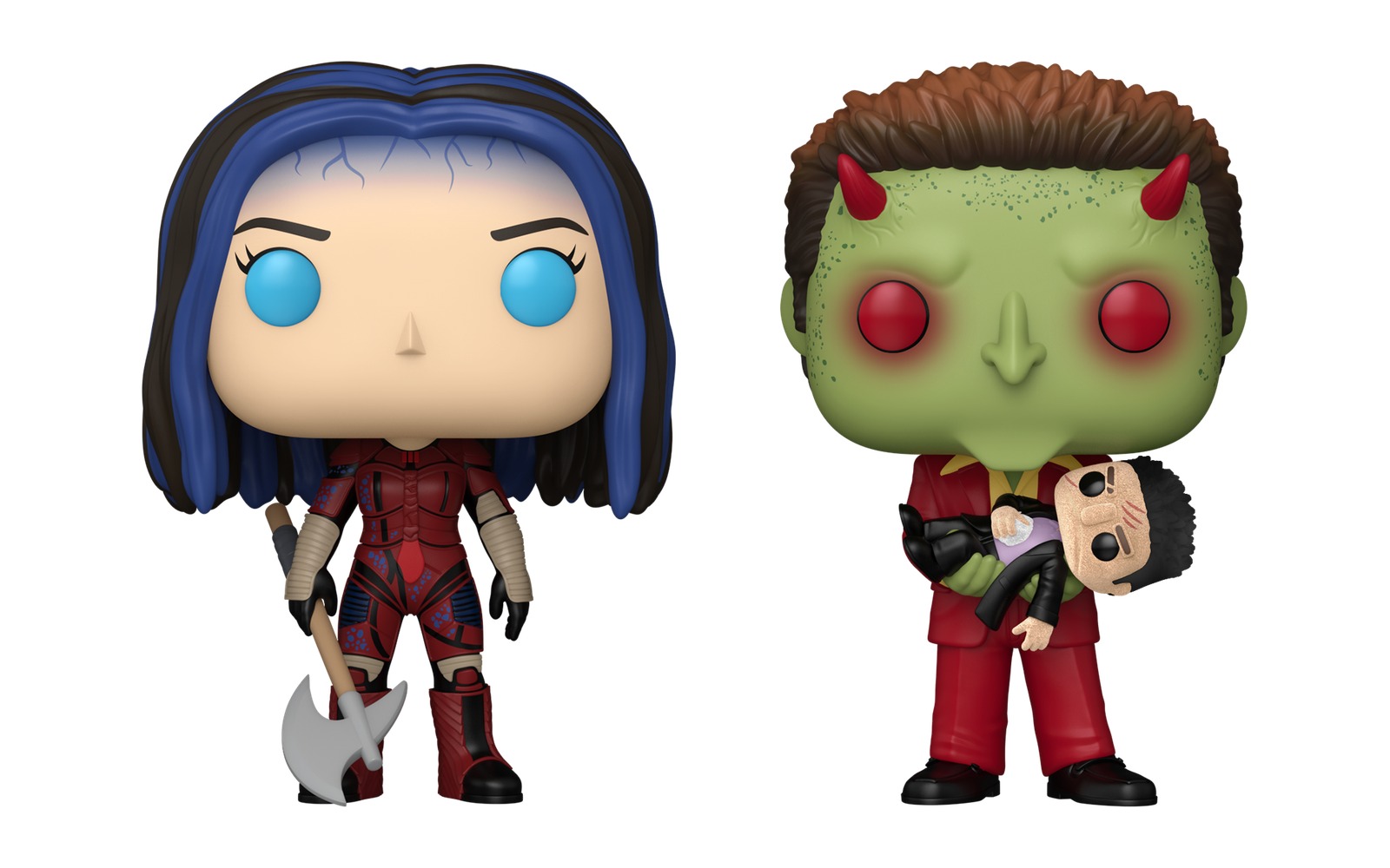 Funko Pop Angel Fred Illyria y Lorne flocked con títere de Angel