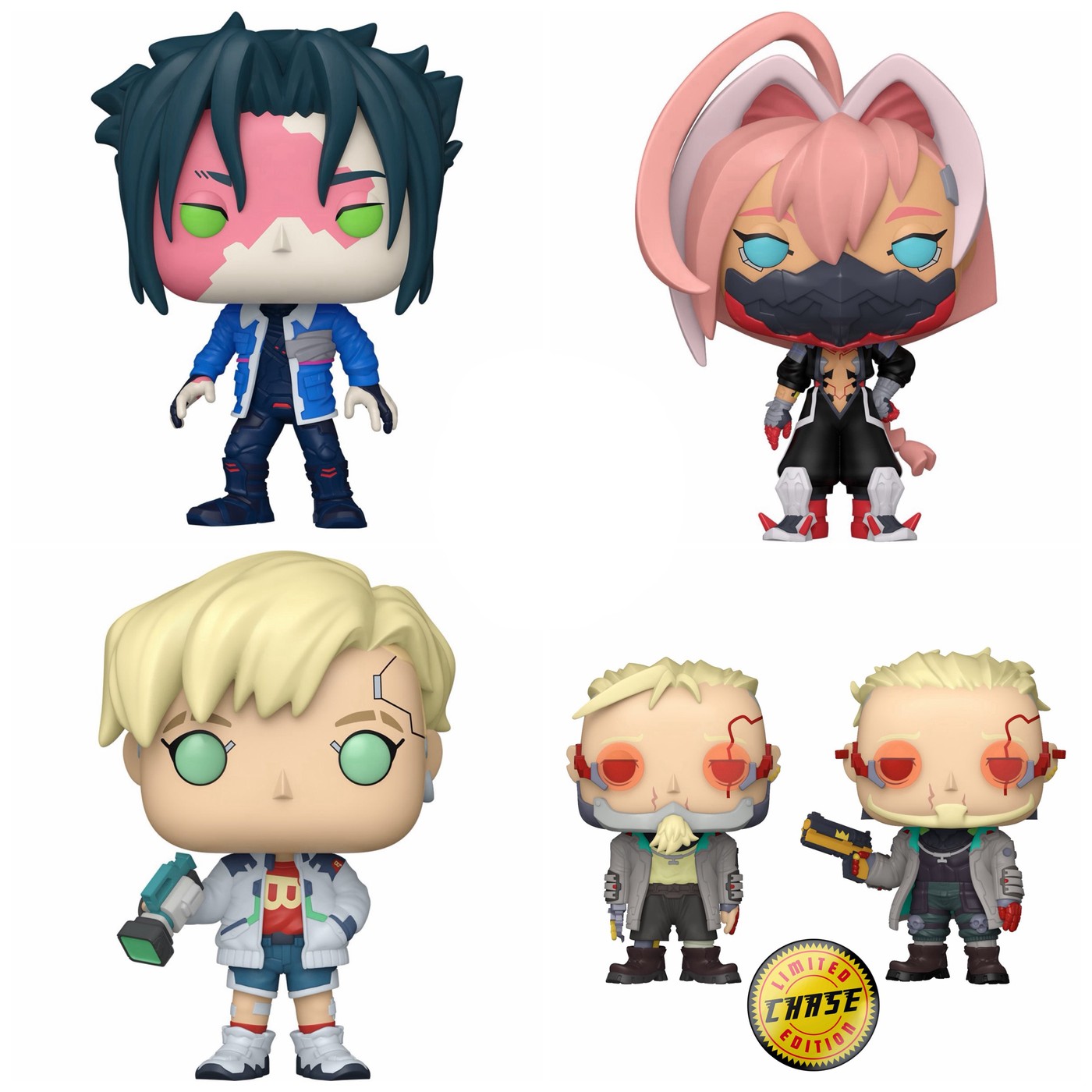 Imagen destacada de Funko Pop Cyberpunk Edgerunners 2 en Chile: Weak, D., Roman, Talia y Avida exclusiva