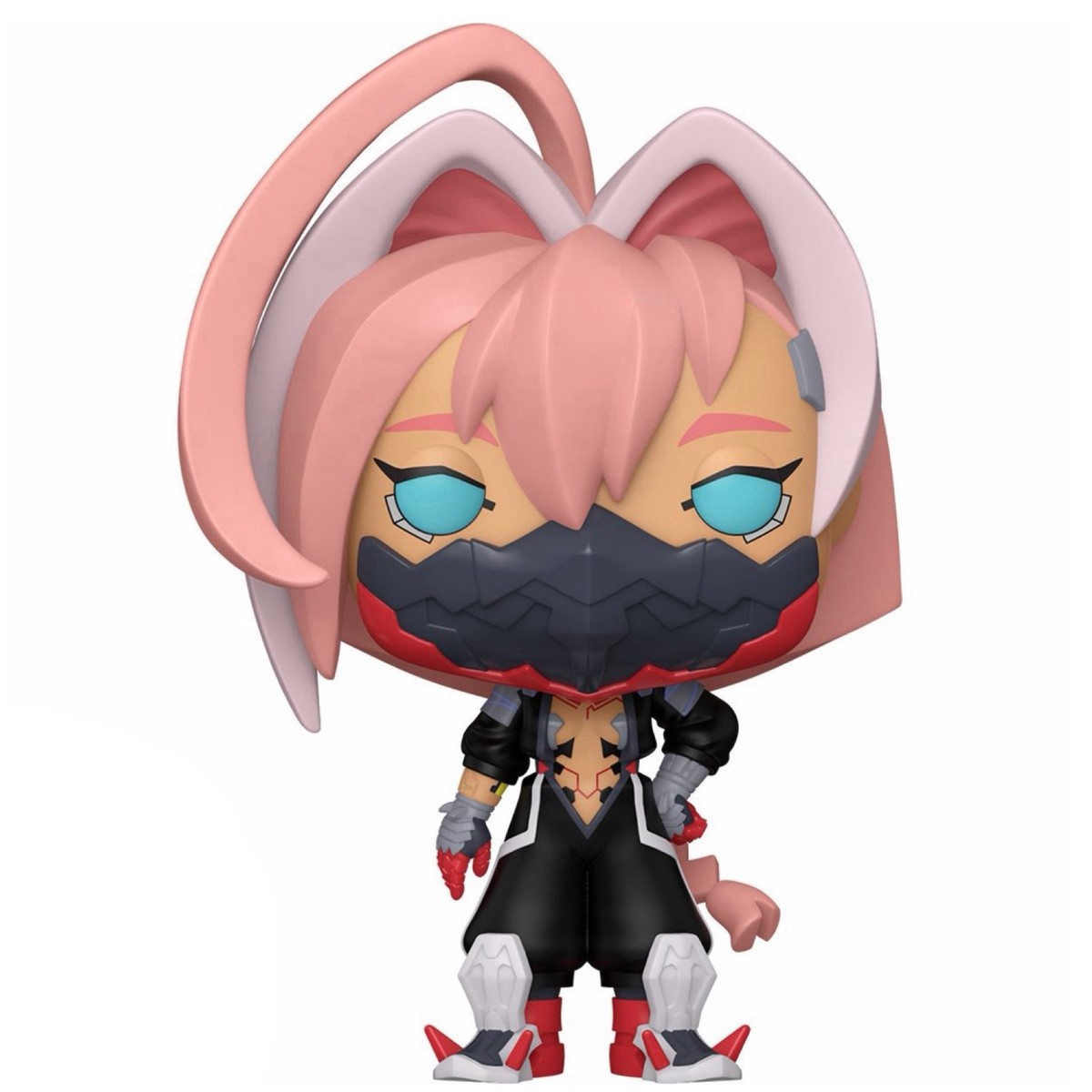 Funko Pop Talia #2599 de Cyberpunk Edgerunners 2 con pelo rosado y máscara negra de Maelstrom