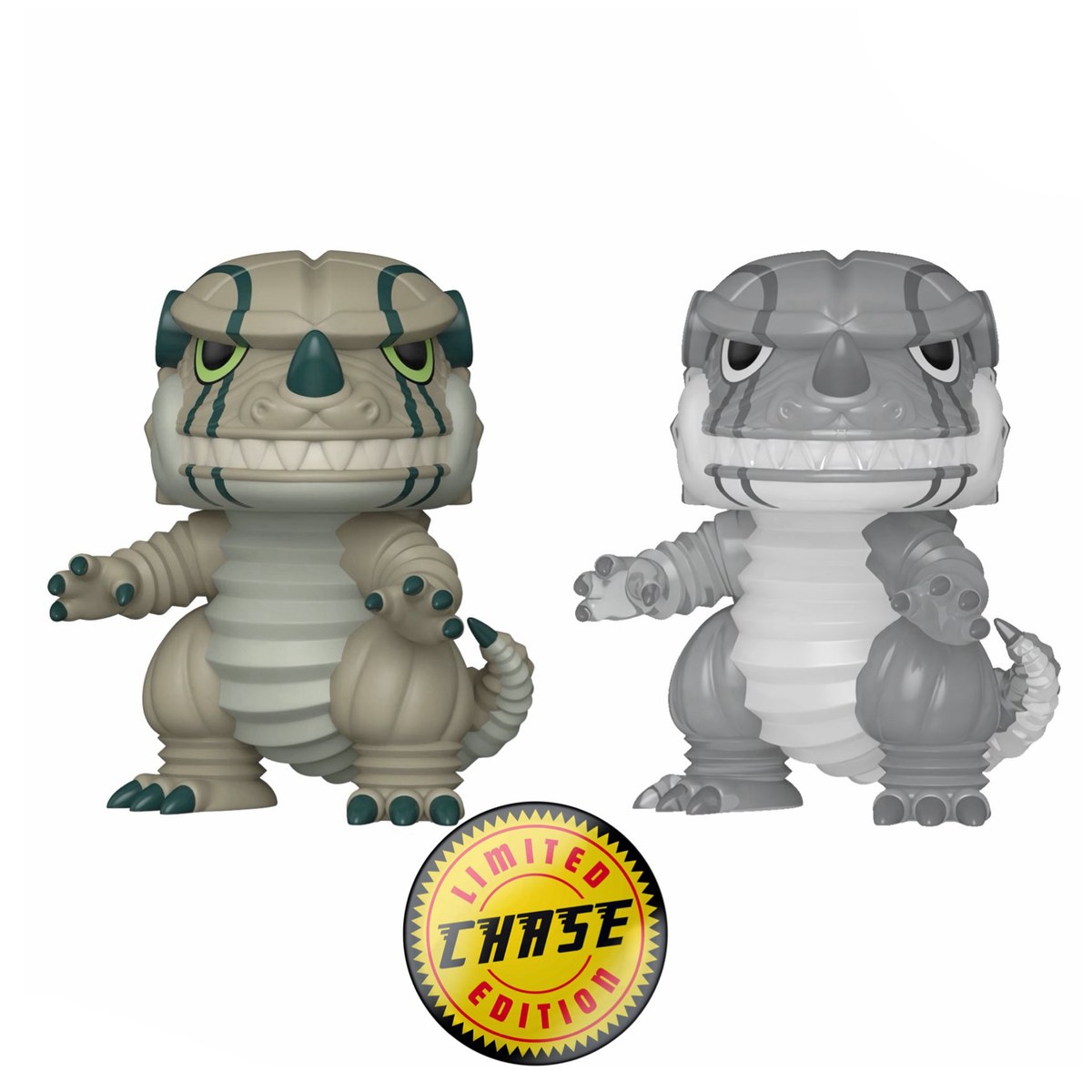 Funko Pop Dandadan Kaiju común y variante chase gris con sticker Limited Edition