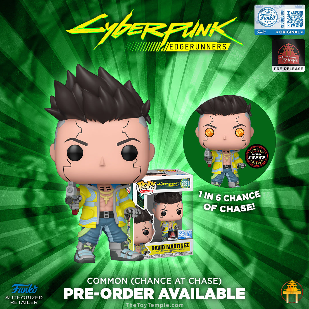 Funko Pop David Martinez #2581 Toy Temple Exclusive promo con Chase Glow 1 de 6