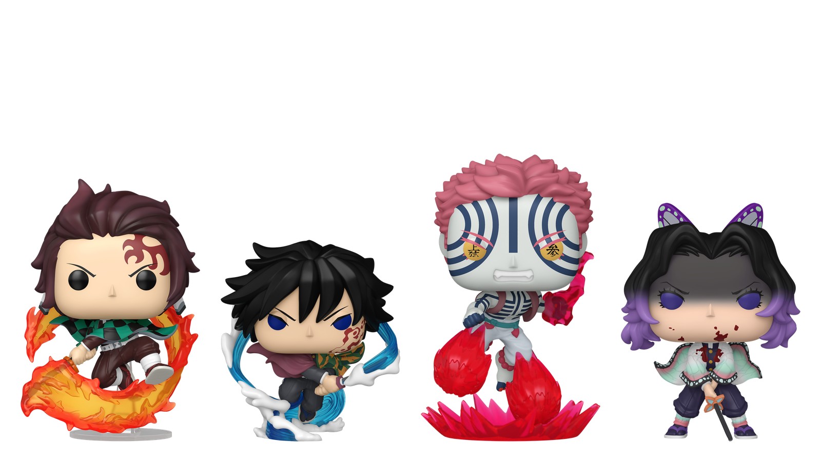 Imagen destacada de Funko Pop Demon Slayer Castillo Infinito: exclusivos de Tanjiro, Shinobu, Giyu y Akaza en Chile