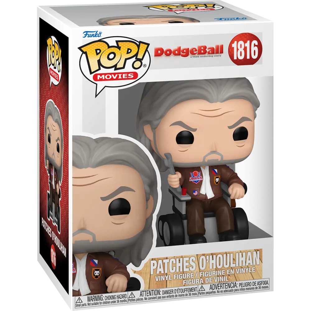 Funko Pop Patches O’Houlihan #1816 Dodgeball en caja con llave inglesa