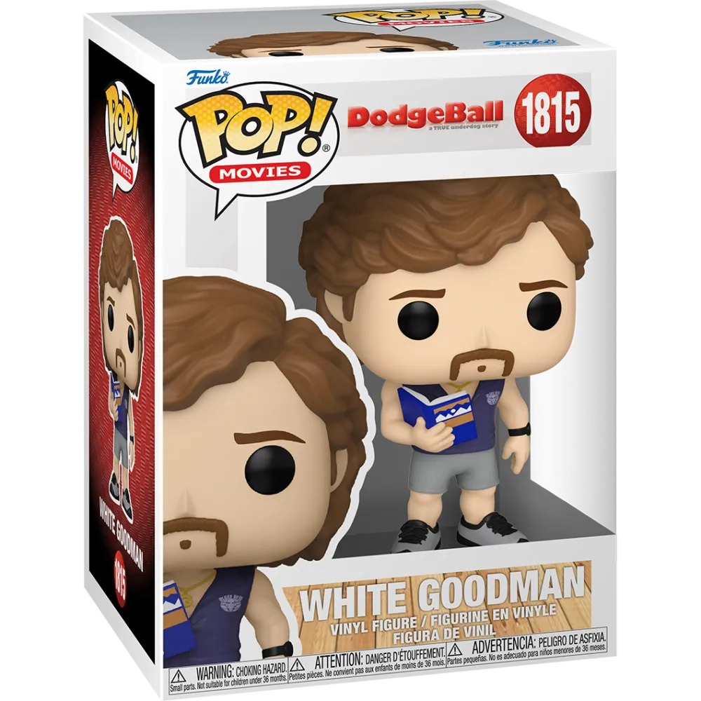 Funko Pop White Goodman #1815 Dodgeball en caja Pop Movies