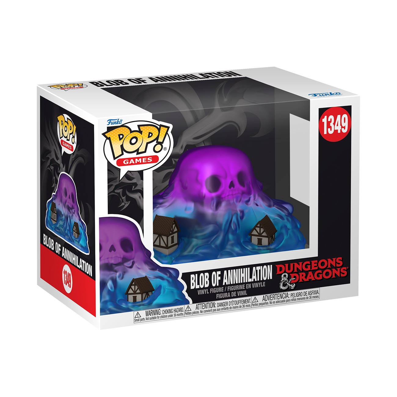 Funko Pop Dungeons & Dragons Blob of Annihilation #1349 en caja fondo blanco
