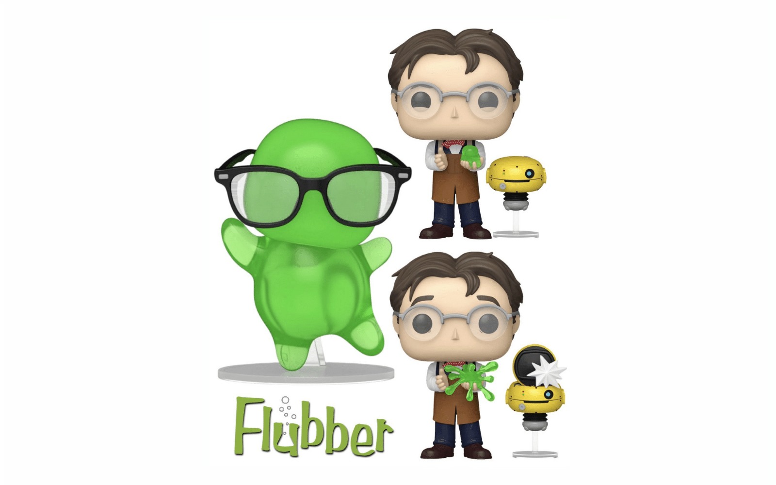 Funko Pop Flubber Chile 2026: Brainard, Weebo, Chase y #1834