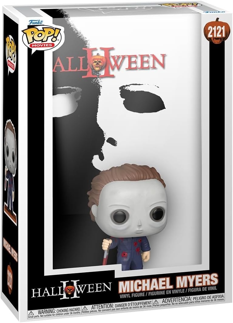 Funko Pop Movie Cover Michael Myers 2121 Halloween II display Chile 2026