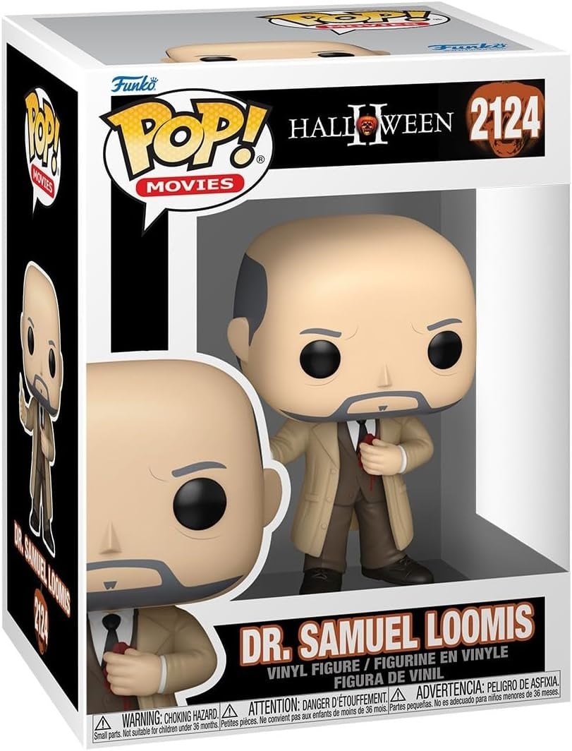 Funko Pop Dr Samuel Loomis 2124 Halloween II gabardina y encendedor Chile 2026