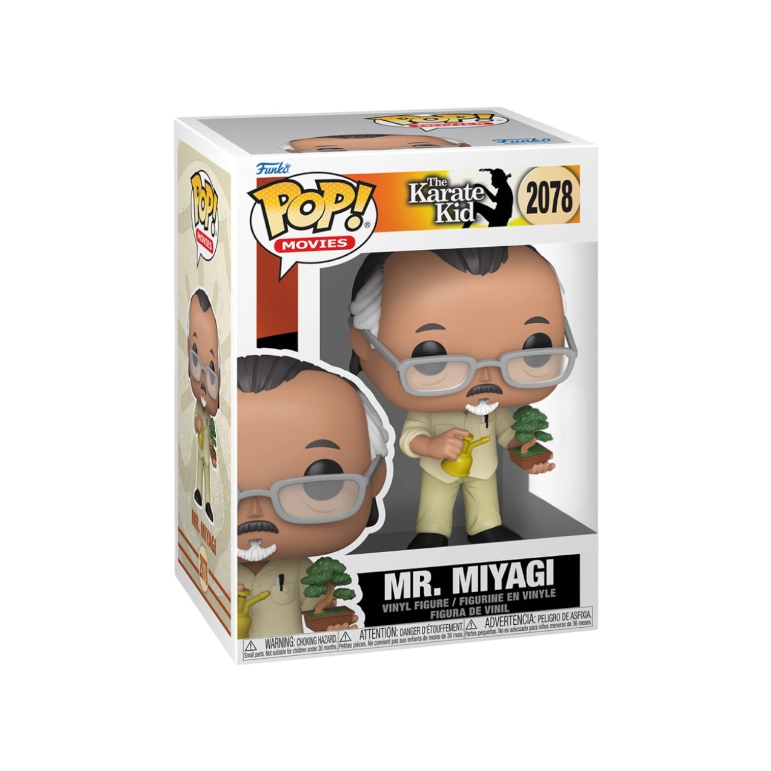 Funko Pop Mr Miyagi #2078 con bons&aacute;i y regadera The Karate Kid