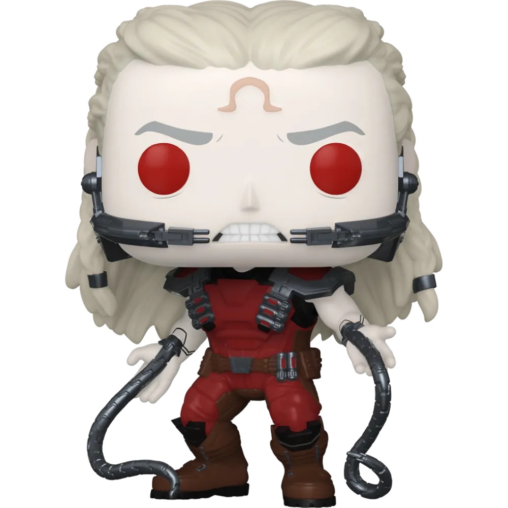 Funko Pop Omega Red Marvel's Wolverine Games arte oficial sobre fondo blanco