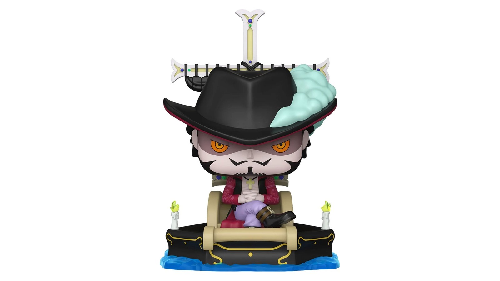 Imagen destacada de Funko Pop Mihawk on Hitsugibune: el Pop! Rides de One Piece llega en preventa