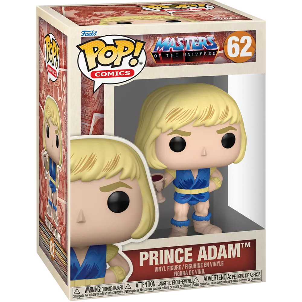 Funko Pop Prince Adam Vintage #62 Masters of the Universe Comics 2026