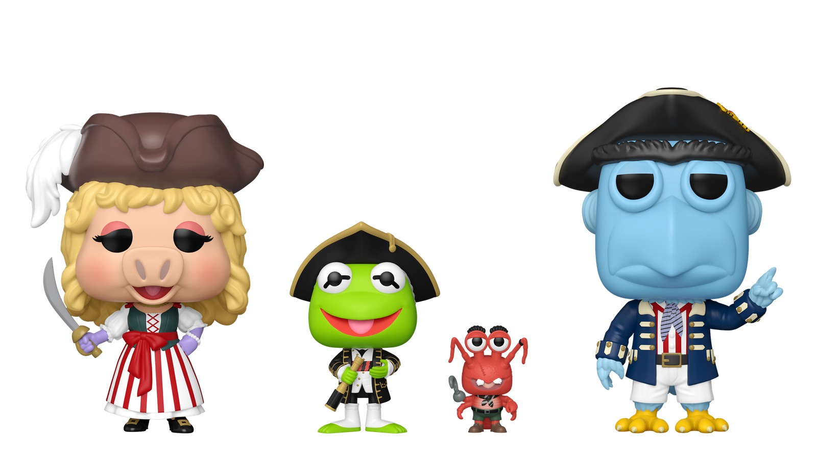 Imagen destacada de Funko Pop Muppet Treasure Island: Miss Piggy, Kermit y Sam Eagle celebran 30 años