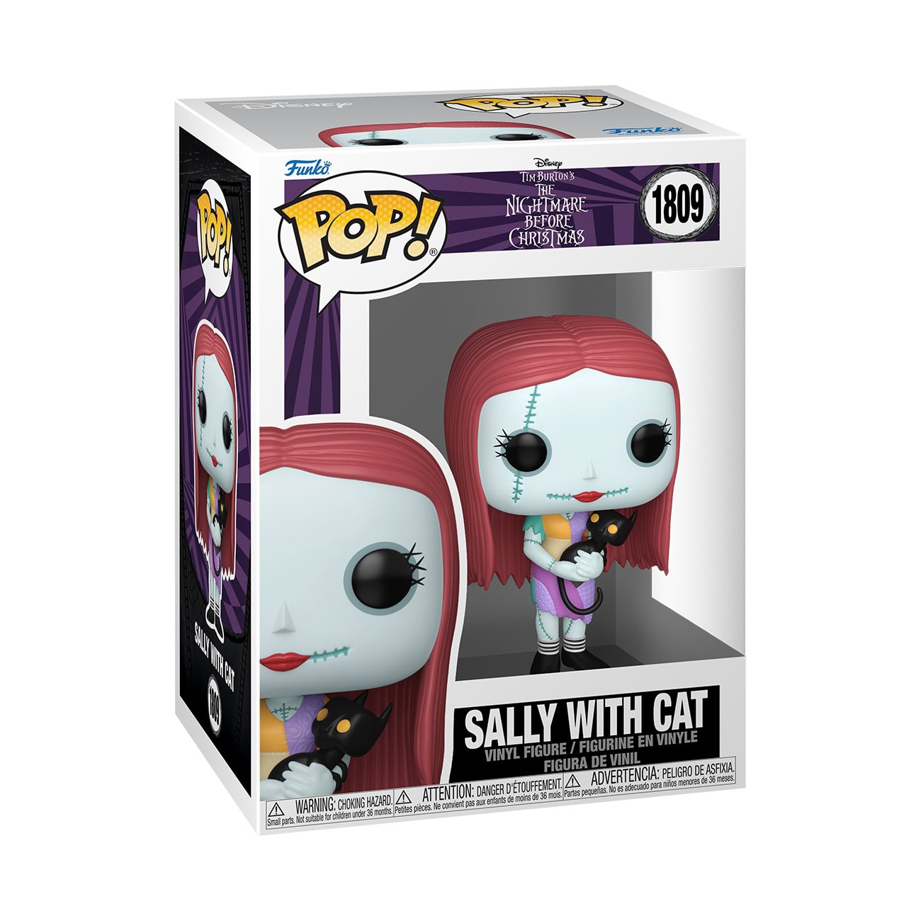 Funko Pop Sally with Cat #1809 Nightmare Before Christmas en caja Pop Disney