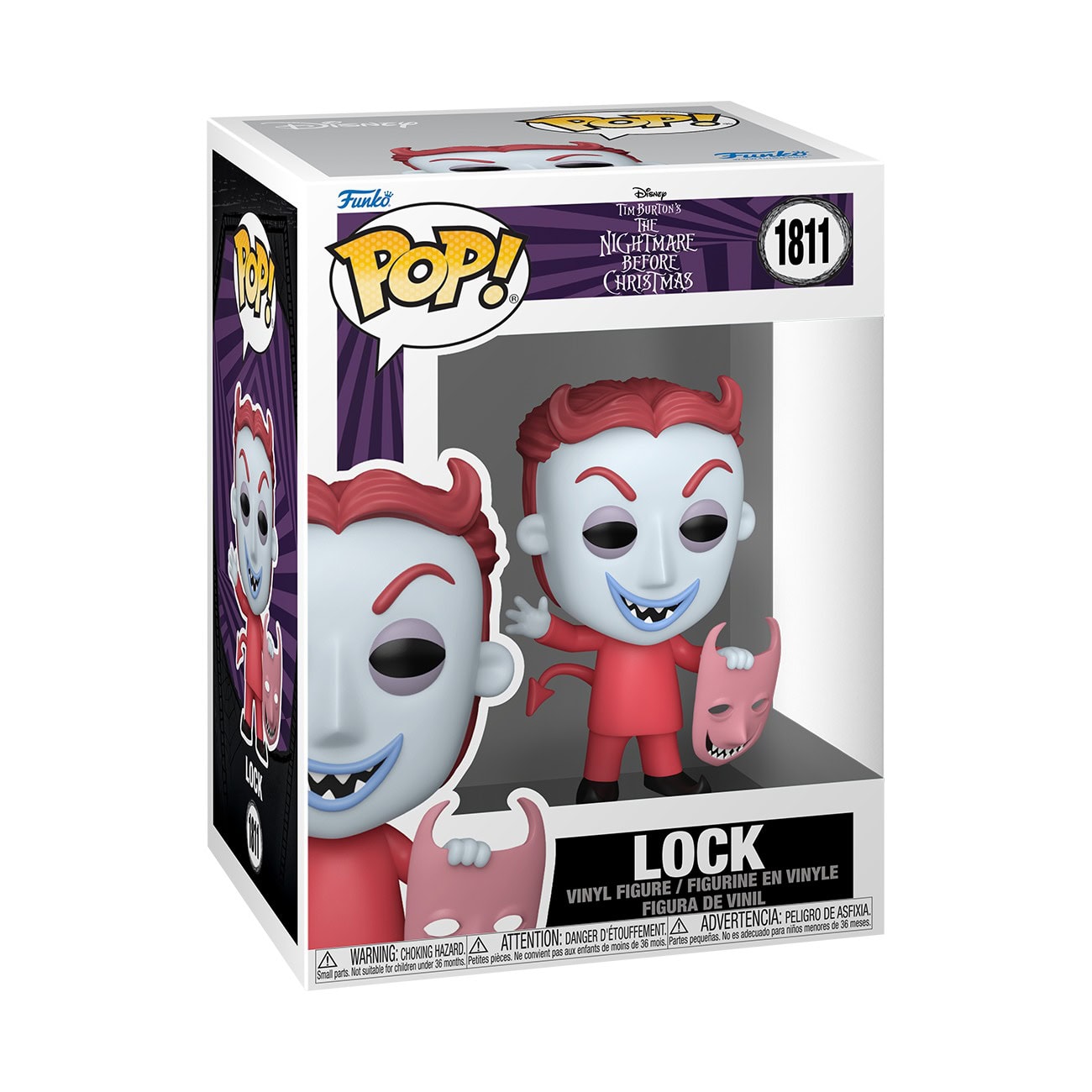 Funko Pop Lock #1811 Nightmare Before Christmas en caja Pop Disney