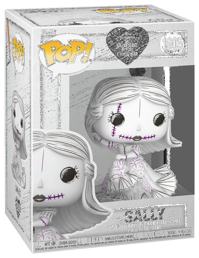 Funko Pop Sally Sketched Deco #1605 Nightmare Before Christmas Valentine en caja oficial