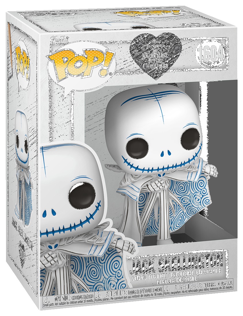 Funko Pop Nightmare Before Christmas Valentine Chile 2026: Jack #1604 y Sally #1605 Sketched