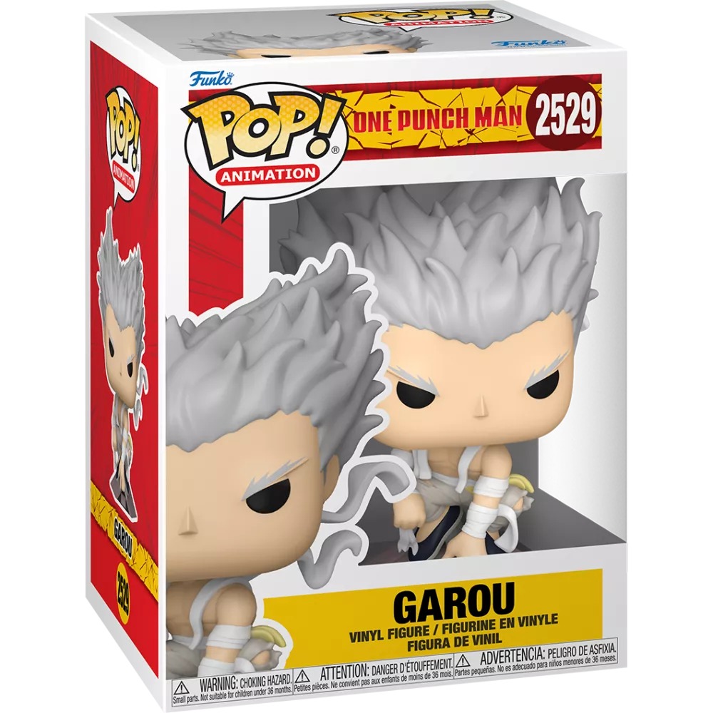 Funko Pop Garou One Punch Man #2529 en caja Pop Animation