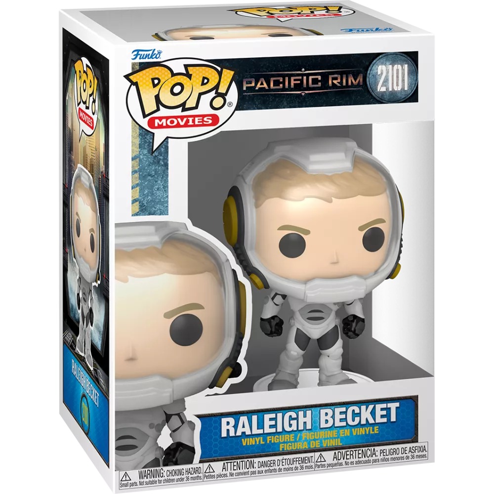 Funko Pop Raleigh Becket Pacific Rim #2101 en caja fondo blanco