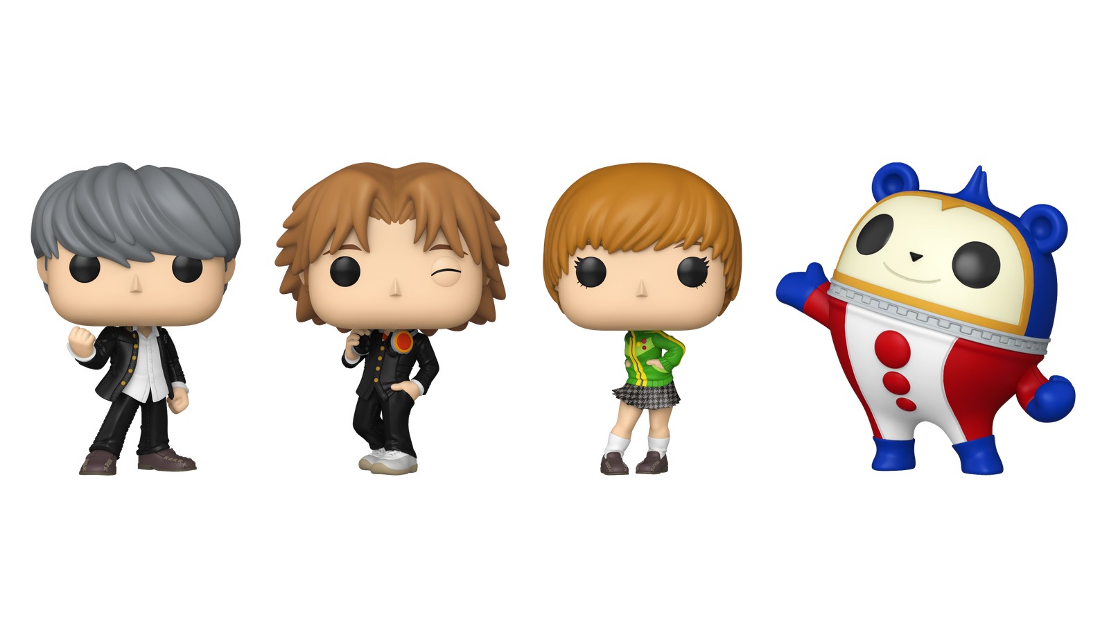 Imagen destacada de Funko Pop Persona 4 Revival en Chile: Protagonista, Yosuke, Chie y Teddie