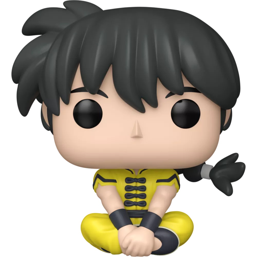 Funko Pop Ranma Chase #2543 traje amarillo sentado Ranma 1/2