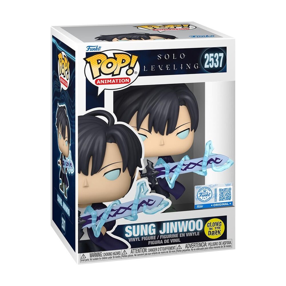 Imagen destacada de Funko Pop Solo Leveling Sung Jinwoo Chile 2026: GameStop #2537 glow