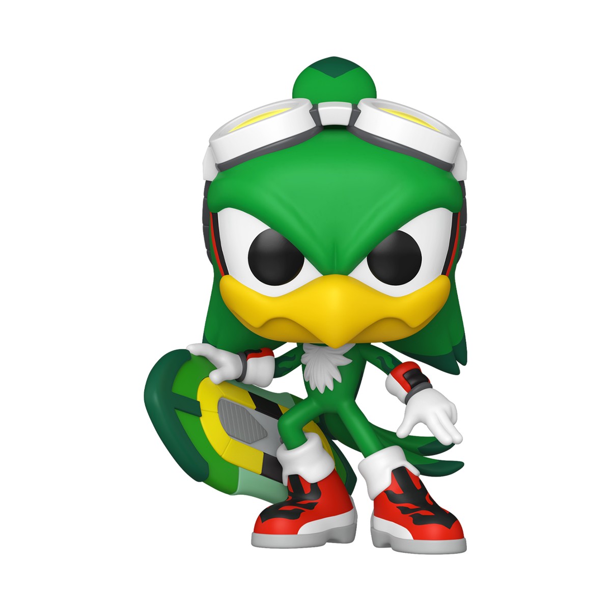 Funko Pop Jet the Hawk con su tabla Extreme Gear, rival de Sonic en Sonic Riders