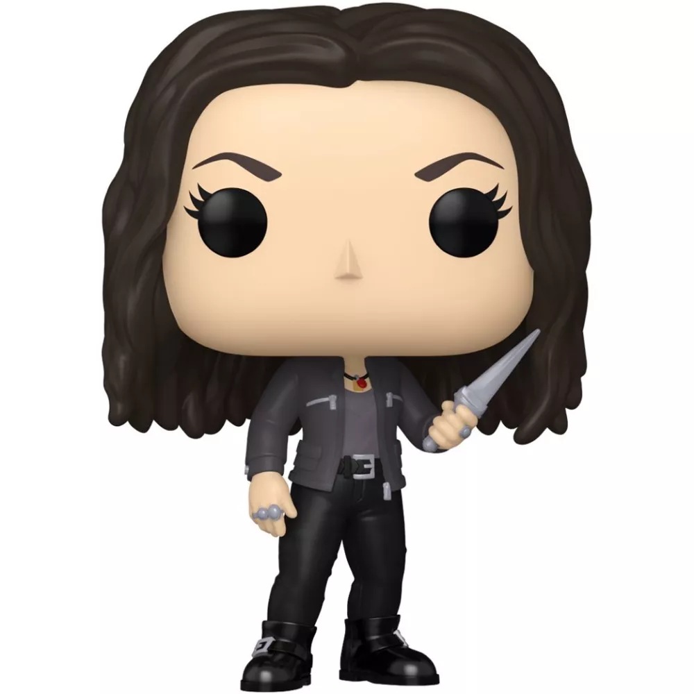 Funko Pop Meg Masters fuera de caja cuchillo demonio Supernatural fondo blanco