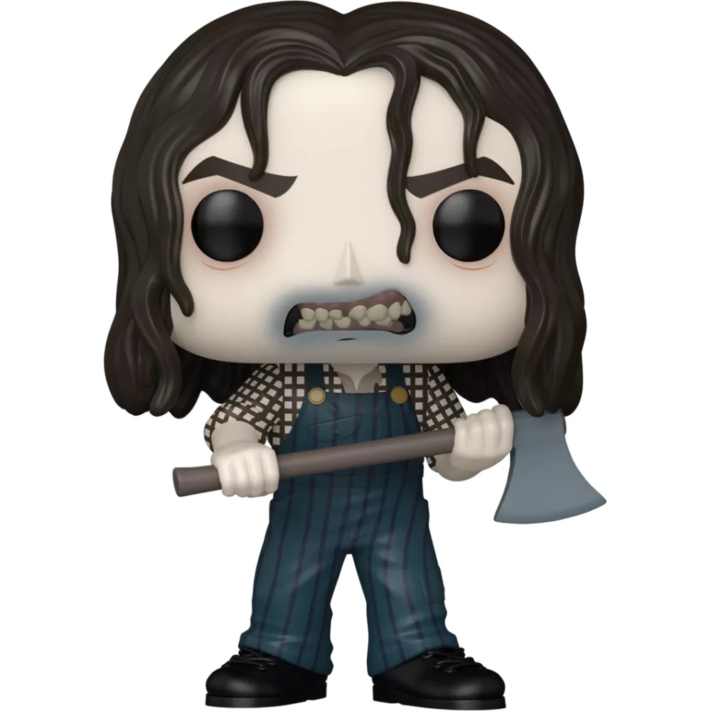 Funko Pop Abner #2150 fuera de caja con hacha sobre fondo blanco