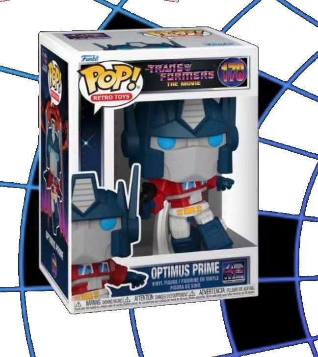 Funko Pop Retro Toys Optimus Prime 170 Transformers The Movie pose dinámica Chile 2026