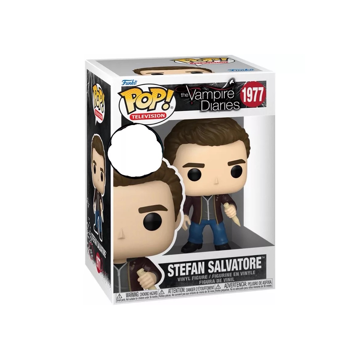 Funko Pop Stefan Salvatore The Vampire Diaries #1977 en caja Pop Television