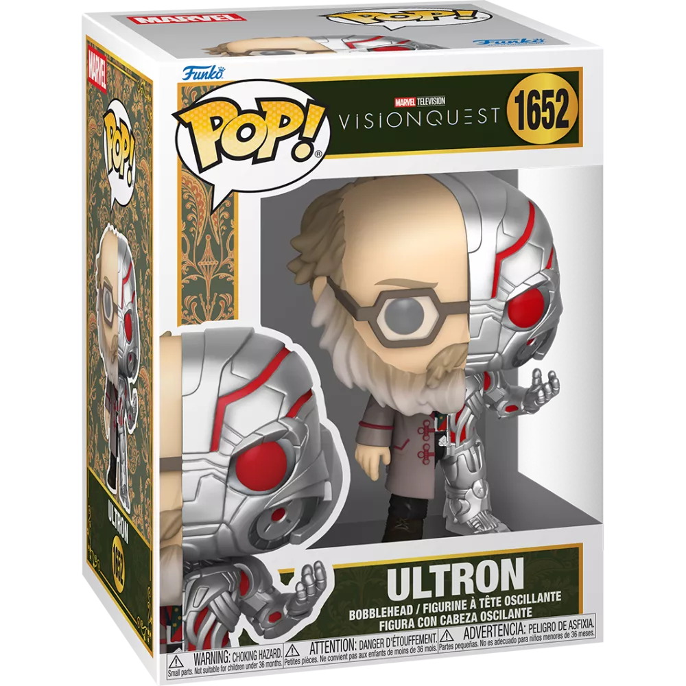 Funko Pop Vision Quest Ultron Split 1652 caja ventana Chile 2026
