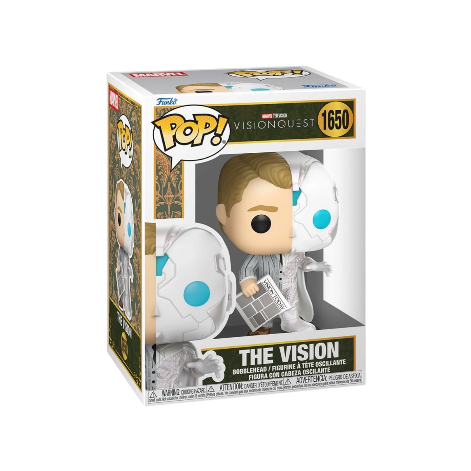 Imagen destacada de Funko Pop VisionQuest Chile 2026: The Vision #1650 y Ultron #1652 en versión split