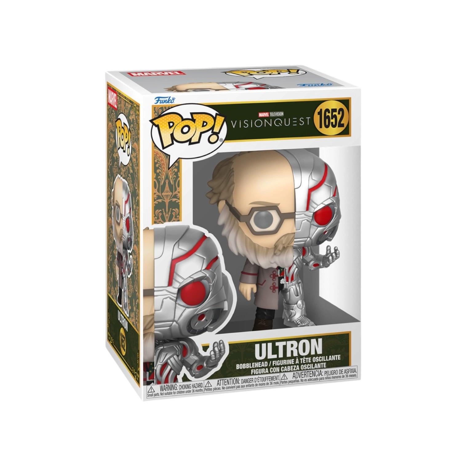 Caja del Funko Pop Ultron #1652 de VisionQuest