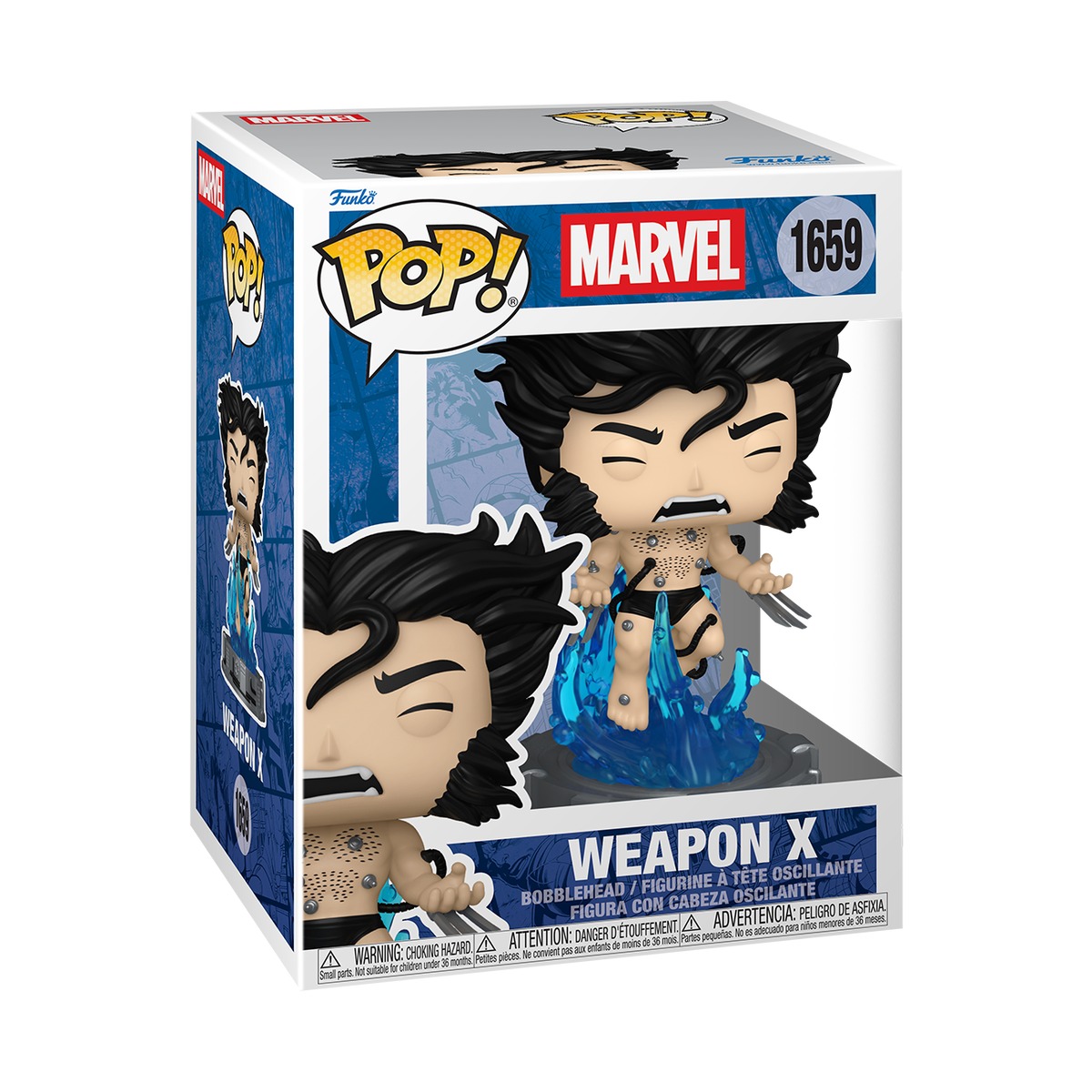 Imagen destacada de Funko Pop Weapon X Program Chile 2026: Sabretooth, X-23, Weapon H y Chase
