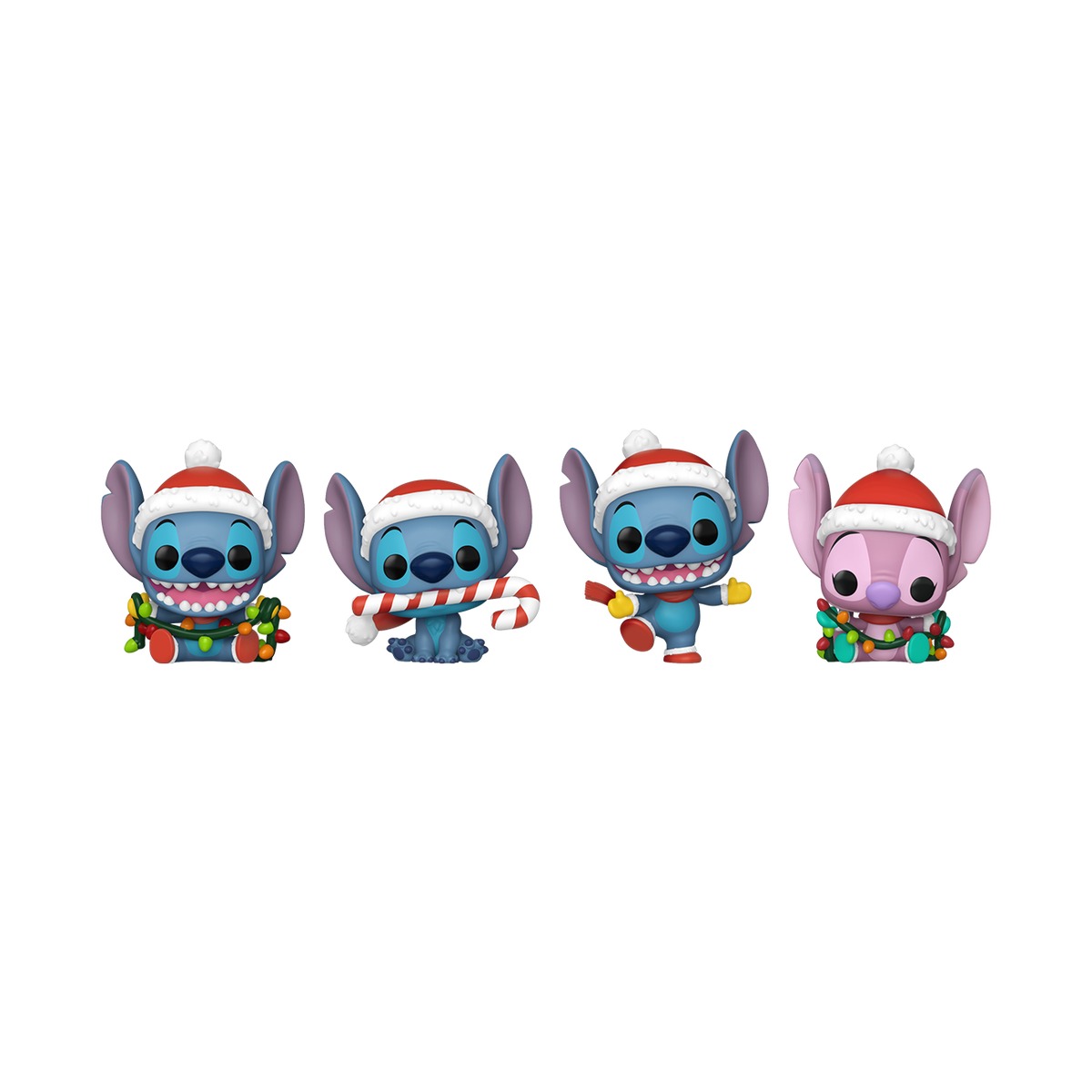 Pack navideño Pocket Pop Stitch con caja árbol de regalo Funko, ejemplo de regalo estacional en caja