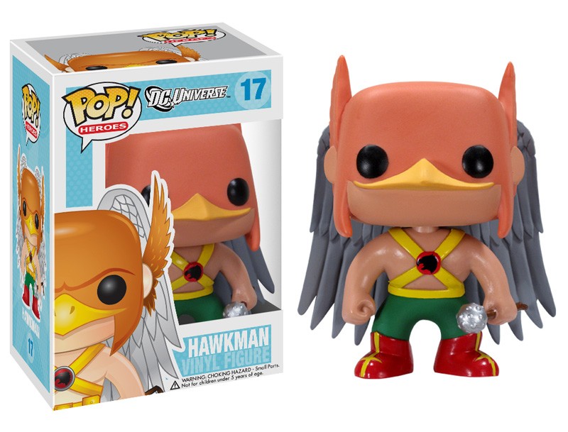 Funko Pop Hawkman con error de impresión