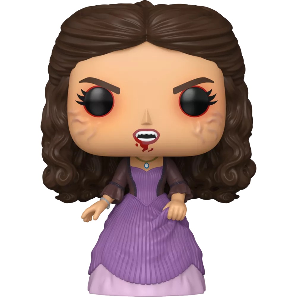 Funko Pop Katherine Pierce Blood Thirsty Chase #1978 Vampire Diaries sobre fondo blanco