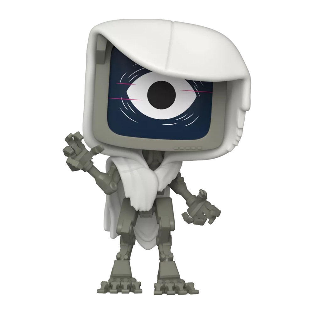 Funko Pop The Doctor 1335 chase glow in the dark con el ojo abierto en la pantalla, fondo blanco
