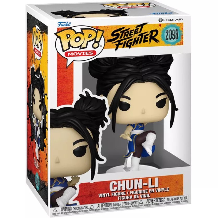 Funko Pop Movies Street Fighter Chun-Li 2098 caja Callina Liang